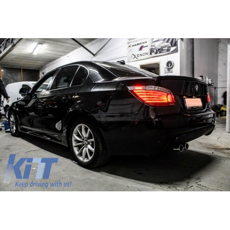 Rear Bumper suitable for BMW 5'er E60 LCI (2007-2010) M-Technik Design with PDC 18mm Rear Bumper suitable for BMW 5'er E60 LCI (2007-2010) M-Technik Design with PDC 18mm