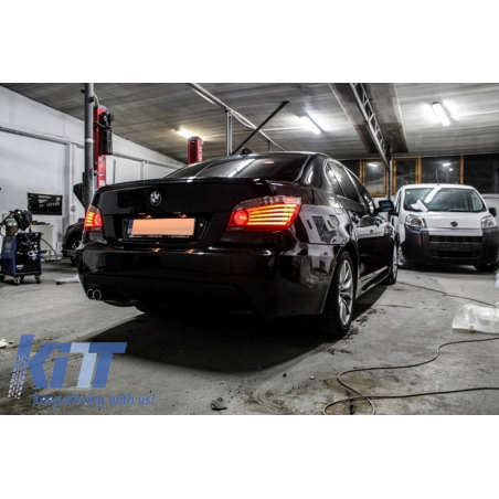 Rear Bumper suitable for BMW 5'er E60 LCI (2007-2010) M-Technik Design with PDC 18mm Rear Bumper suitable for BMW 5'er E60 LCI (2007-2010) M-Technik Design with PDC 18mm