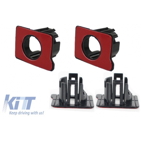 PDC Parking Sensor Mounting Holder Front/Rear Bumper suitable for BMW 5 Series E60 (2003-2007) M5 Design PDC 18mm PDC Parking Sensor Mounting Holder Front/Rear Bumper suitable for BMW 5 Series E60 (2003-2007) M5 Design PDC 18mm