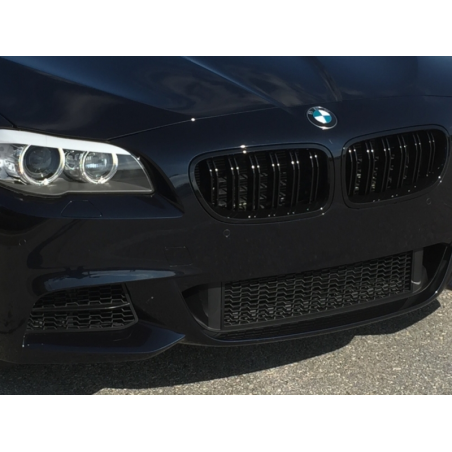 Central Grilles Kidney Grilles suitable for BMW F10 5 Series (2010-up) Double Stripe M Design Piano Black Central Grilles Kidney Grilles suitable for BMW F10 5 Series (2010-up) Double Stripe M Design Piano Black
