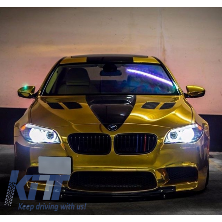 Front Grilles Kidney suitable for BMW 5 Series F10 F11 F18 Limo Touring (2010-up) Piano Black M-Power Design Front Grilles Kidney suitable for BMW 5 Series F10 F11 F18 Limo Touring (2010-up) Piano Black M-Power Design