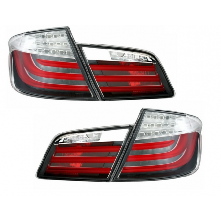 Suitable for BMW F10 5 Series Saloon 2010-2014 LED Tail Lights LightBar Lamps Clear Red Suitable for BMW F10 5 Series Saloon 2010-2014 LED Tail Lights LightBar Lamps Clear Red