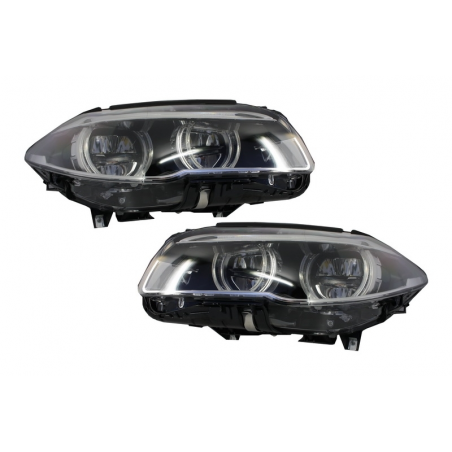 Headlights Full LED suitable for BMW 5 Series F10/F11 (2011-2013) Angel Eyes Headlights Full LED suitable for BMW 5 Series F10/F11 (2011-2013) Angel Eyes
