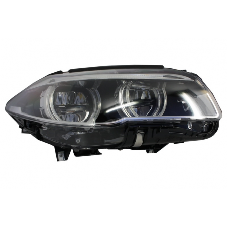Headlights Full LED suitable for BMW 5 Series F10/F11 (2011-2013) Angel Eyes Headlights Full LED suitable for BMW 5 Series F10/F11 (2011-2013) Angel Eyes