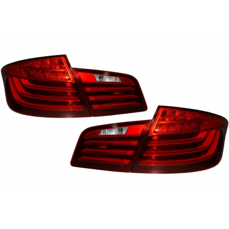 LED Taillights M Performance suitable for BMW 5 Series F10 (2011-2017) Red Clear LCI Design LED Taillights M Performance suitable for BMW 5 Series F10 (2011-2017) Red Clear LCI Design