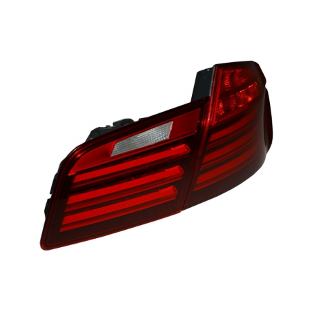 LED Taillights M Performance suitable for BMW 5 Series F10 (2011-2017) Red Clear LCI Design LED Taillights M Performance suitable for BMW 5 Series F10 (2011-2017) Red Clear LCI Design