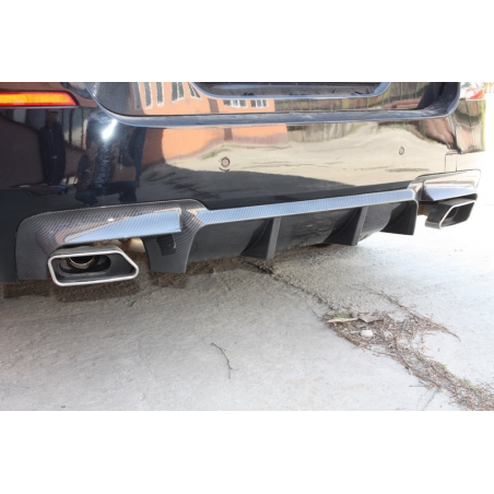 Double Outlet Air Diffuser Carbon suitable for BMW 5 Series F10 F11 (2011-2017) M-Performance Design