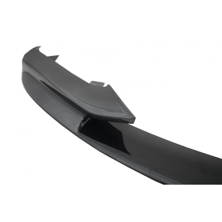Front Bumper Spoiler Lip Carbon Piano Black suitable for BMW 5 Series F10/F11 (2011-2017) Sedan Touring M-Performance Front Bumper Spoiler Lip Carbon Piano Black suitable for BMW 5 Series F10/F11 (2011-2017) Sedan Touring M-Performance