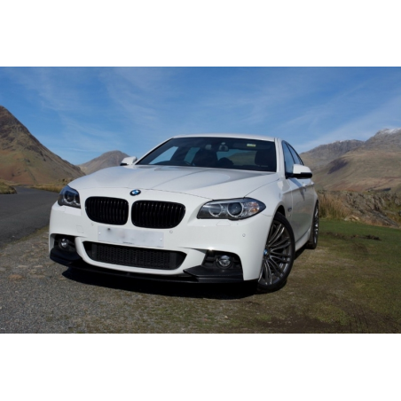 Front Bumper Spoiler Lip suitable for BMW 5 Series F10 F11 Sedan Touring (2011-2017) M-Performance Design Matte Black Front Bumper Spoiler Lip suitable for BMW 5 Series F10 F11 Sedan Touring (2011-2017) M-Performance Design Matte Black