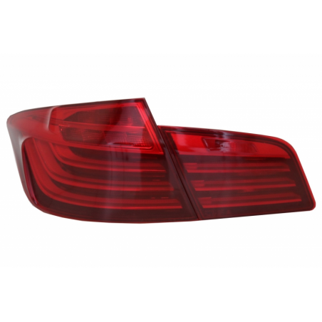 LED Taillights M Performance suitable for BMW 5 Series F10 (2011-2017) RED LCI Design LED Taillights M Performance suitable for BMW 5 Series F10 (2011-2017) RED LCI Design