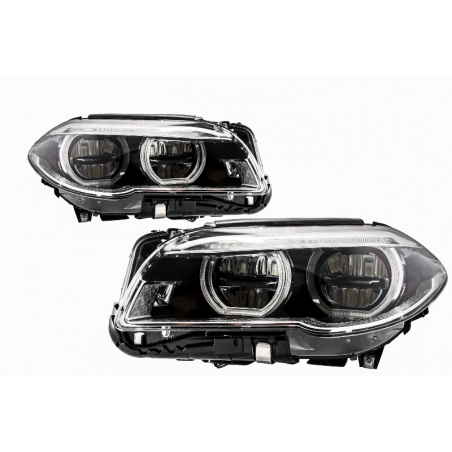 Suitable for BMW 5 Series F10 F11 LCI (2014-2017) Full LED Angel Eyes Headlights Suitable for BMW 5 Series F10 F11 LCI (2014-2017) Full LED Angel Eyes Headlights
