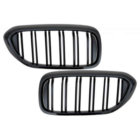 Central Kidney Grilles suitable for BMW 5 Series G30 G31 Sedan Touring (2017-up) Double Stripe M Design Piano Black Central Kidney Grilles suitable for BMW 5 Series G30 G31 Sedan Touring (2017-up) Double Stripe M Design Piano Black