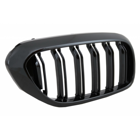 Central Kidney Grilles suitable for BMW 5 Series G30 G31 Sedan Touring (2017-up) Double Stripe M Design Piano Black Central Kidney Grilles suitable for BMW 5 Series G30 G31 Sedan Touring (2017-up) Double Stripe M Design Piano Black