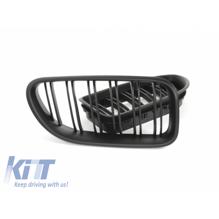 Front Grille suitable for BMW 6 Series F12-F13 Convertible-Coupe 2012-Up M6 Design Matte Black
