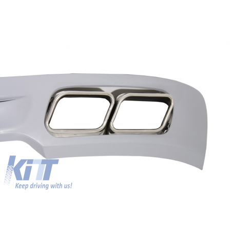 Rear Diffuser & Exhaust Muffler Tips Tailpipe Package suitable for BMW F01 (2008-up) 7 Series 760i Quad Design Rear Diffuser & Exhaust Muffler Tips Tailpipe Package suitable for BMW F01 (2008-up) 7 Series 760i Quad Design