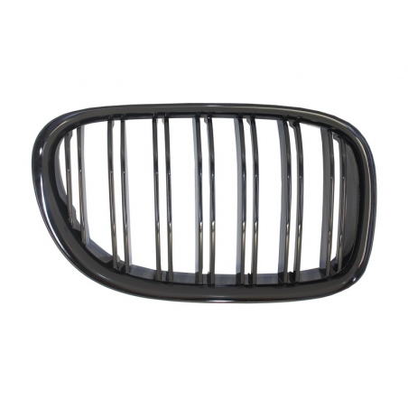 Central Grilles Kidney Grilles suitable for BMW F01 7 Series 2008-up Double Stripe M Design Piano Black Central Grilles Kidney Grilles suitable for BMW F01 7 Series 2008-up Double Stripe M Design Piano Black