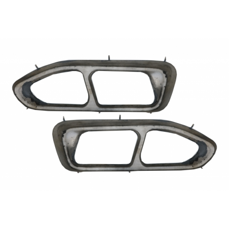 Rear Bumper Spoiler Valance Diffuser Double Outlet suitable for BMW 7 Series G11 G12 (2015-2019) Facelift M760Li Design Rear Bumper Spoiler Valance Diffuser Double Outlet suitable for BMW 7 Series G11 G12 (2015-2019) Facelift M760Li Design
