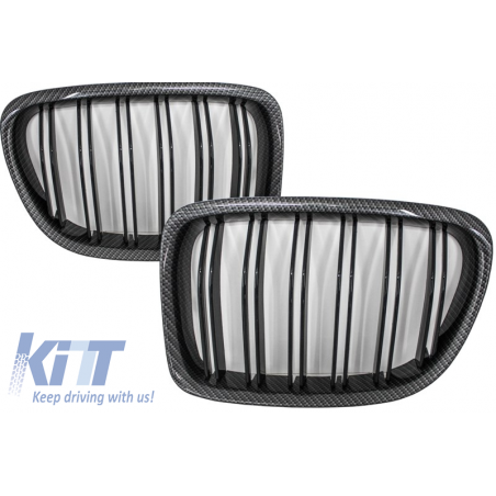 Suitable for BMW X1 E84 (2009-2014) Central Grilles Kidney Grilles Carbon Fiber Design Suitable for BMW X1 E84 (2009-2014) Central Grilles Kidney Grilles Carbon Fiber Design