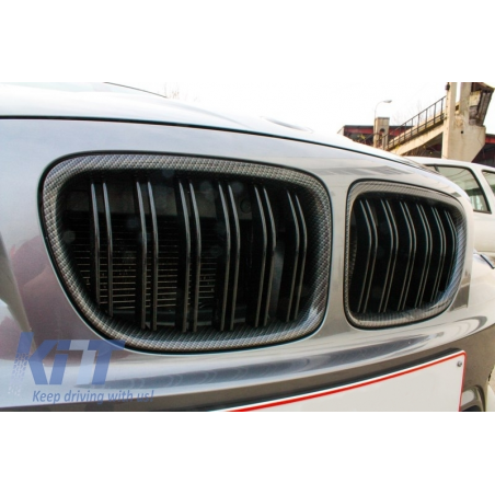 Suitable for BMW X1 E84 (2009-2014) Central Grilles Kidney Grilles Carbon Fiber Design Suitable for BMW X1 E84 (2009-2014) Central Grilles Kidney Grilles Carbon Fiber Design