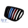 Suitable for BMW X1 E84 (2009-2014) Central Grilles Kidney Grilles Piano Black M-Power 3 Color Design Suitable for BMW X1 E84 (2009-2014) Central Grilles Kidney Grilles Piano Black M-Power 3 Color Design