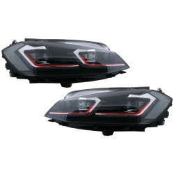 Phares look Gti avec clignotant dynamique pour VW Golf 7.5