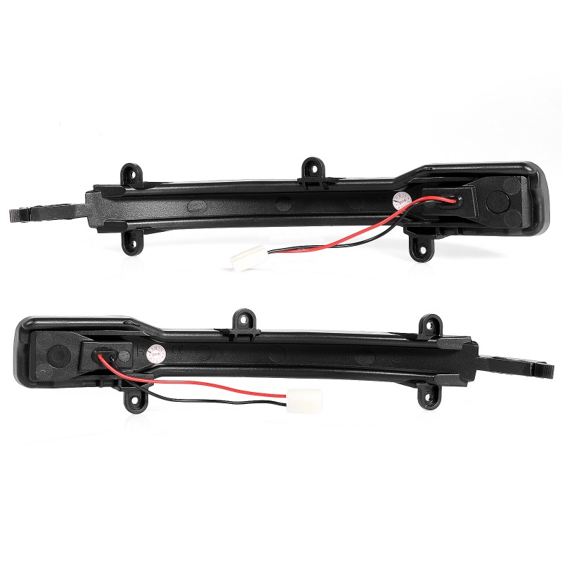 Kit de clignotants de rétroviseurs noir avec effet dynamique à LED pour Audi Q5 2012-2016 & Q7 2010-2015