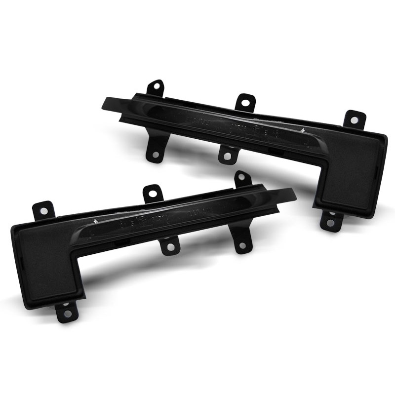 Kit de clignotants de rétroviseurs noir avec effet dynamique à LED pour Audi TT 2006-2014 & R8 2007-2016