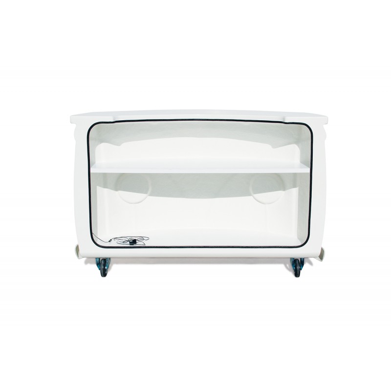 Bar / Comptoir / Bureau Combi Bar avant de VW T1 blanc