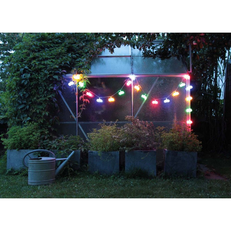  Guirlande Multicolore VW T1 Combi 3D Feux de chaîne 3m, 20 x LED