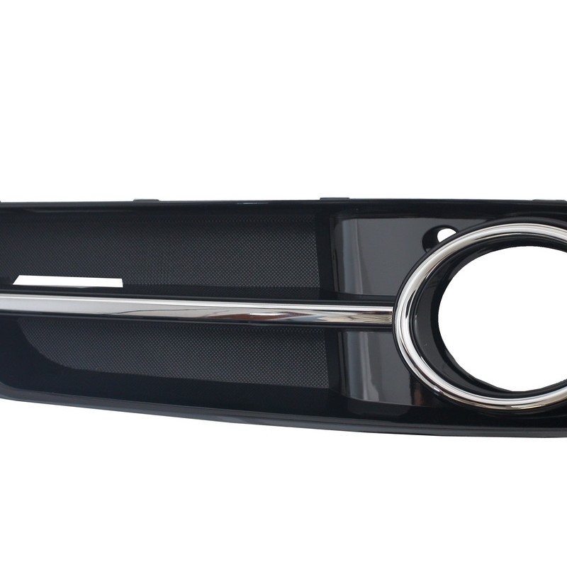 Kit grilles parechoc Sline A3 Noir brillant / Chrome Gauche et Droite