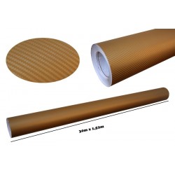 3d Carbon fiber film textured - car vinyl 1,52 (30m)