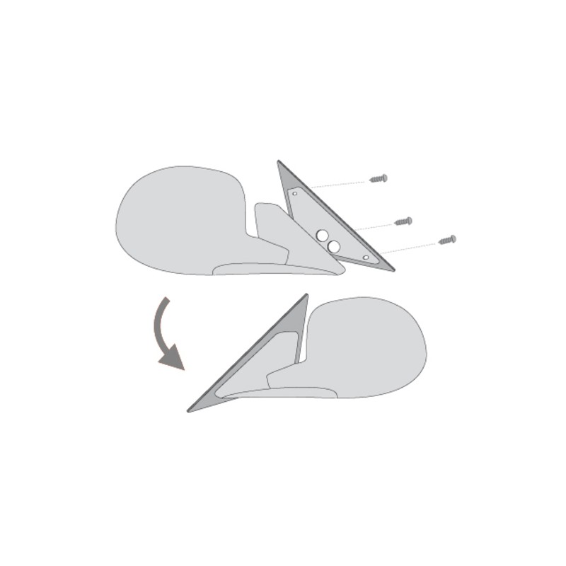 FIAT PUNTO I 5T 93-95 Adapterplatten-Satz