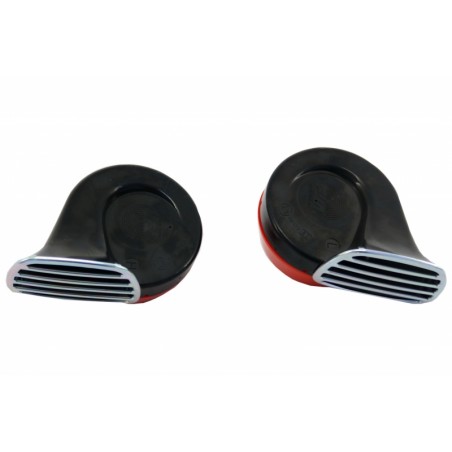 Set of Two Auto Horns High and Low tone 12V