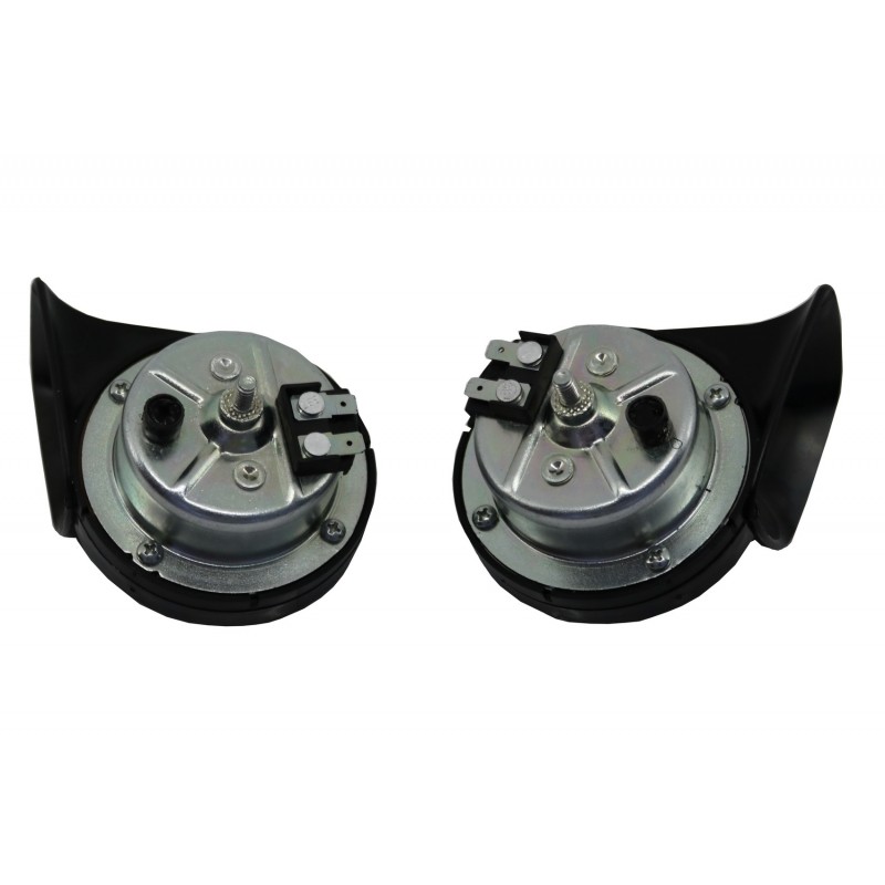 Two Auto Car Horns High/Low Tone With Two Terminals 12V Extra Model