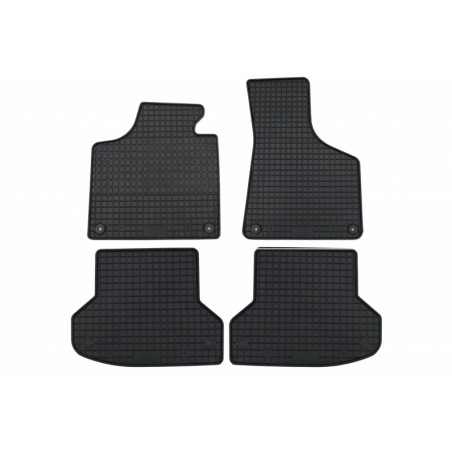 Floor mat black fits to suitable for AUDI A3 (2003-2012) / A3 Sportback (09/2004-12/2012)/ S3  (01/2007-) / A3 Cabrio  (05/2008-