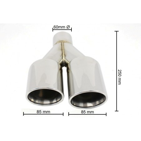 Exhaust Muffler Tip suitable for BMW 3 Series E46 E90 E92 E93 F30 F31 4 Series F32 F33 F36 5 Series E60 F10 F11 G30 6 Series F06