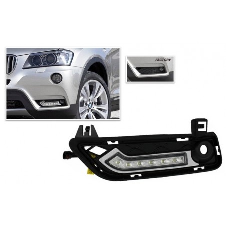 Dedicated Daytime Running Lights LED DRL suitable for BMW X3 F25 2011-up Dedicated Daytime Running Lights LED DRL suitable for BMW X3 F25 2011-up