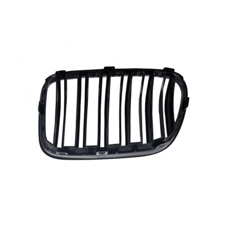 Central Kidney Grilles suitable for BMW X3 F25 (2011-2014) Double Stripe M Design Piano Black Central Kidney Grilles suitable for BMW X3 F25 (2011-2014) Double Stripe M Design Piano Black
