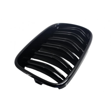 Central Kidney Grilles suitable for BMW X3 F25 (2011-2014) Double Stripe M Design Piano Black Central Kidney Grilles suitable for BMW X3 F25 (2011-2014) Double Stripe M Design Piano Black