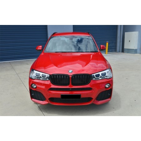 Central Kidney Grilles suitable for BMW X3 F25 LCI (2014-2017) X4 F26 Double Stripe M Design Piano Black Central Kidney Grilles suitable for BMW X3 F25 LCI (2014-2017) X4 F26 Double Stripe M Design Piano Black