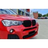 Central Kidney Grilles suitable for BMW X3 F25 LCI (2014-2017) X4 F26 Double Stripe M Design Piano Black Central Kidney Grilles suitable for BMW X3 F25 LCI (2014-2017) X4 F26 Double Stripe M Design Piano Black