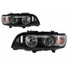 Angel Eyes Headlights suitable for BMW X5 E53 (1999-2003) Facelift Black Edition Angel Eyes Headlights suitable for BMW X5 E53 (1999-2003) Facelift Black Edition