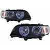 Angel Eyes Headlights suitable for BMW X5 E53 (1999-2003) Facelift Black Edition Angel Eyes Headlights suitable for BMW X5 E53 (1999-2003) Facelift Black Edition