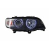 Angel Eyes Headlights suitable for BMW X5 E53 (1999-2003) Facelift Black Edition Angel Eyes Headlights suitable for BMW X5 E53 (1999-2003) Facelift Black Edition