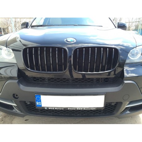 Front Grilles Kidney suitable for BMW X5/X6 E70/E71 07-14 Shiny Glossy Black Front Grilles Kidney suitable for BMW X5/X6 E70/E71 07-14 Shiny Glossy Black