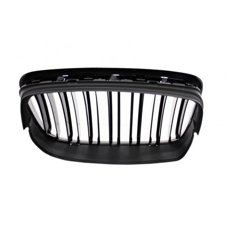 Front Grilles Kidney suitable for BMW X5/X6 E70/E71 07-14 Double Stripe M Design Piano Black Front Grilles Kidney suitable for BMW X5/X6 E70/E71 07-14 Double Stripe M Design Piano Black
