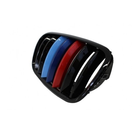 Front Grilles Kidney Grilles suitable for BMW X5/X6 E70/E71 (2007-2015) M-Power 3 Color Design