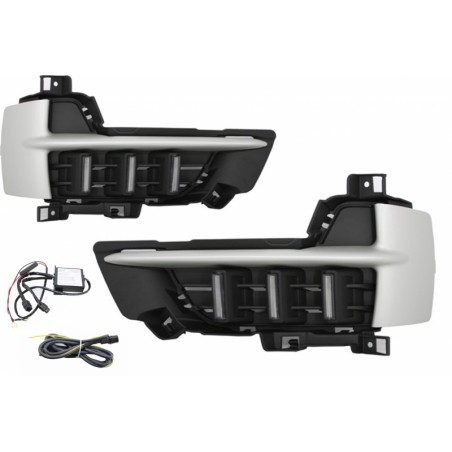 Suitable for BMW X5 F15 (2013-2018) LED DRL Daytime Running Lights with LED Turning Lights Suitable for BMW X5 F15 (2013-2018) LED DRL Daytime Running Lights with LED Turning Lights