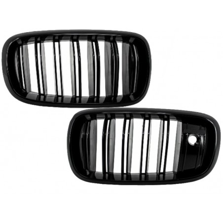 Central Grilles Kidney suitable for BMW X5 X6 (F15) (F16) (2014-up) X5M X6M Double Stripe Design M-Package Sport with Camera Central Grilles Kidney suitable for BMW X5 X6 (F15) (F16) (2014-up) X5M X6M Double Stripe Design M-Package Sport with Camera
