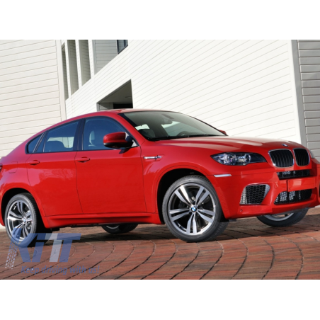 Front Bumper suitable for BMW E71 X6 (2008-2012) and suitable for BMW E71 X6 LCI (2012-2014) X6M M Design Front Bumper suitable for BMW E71 X6 (2008-2012) and suitable for BMW E71 X6 LCI (2012-2014) X6M M Design